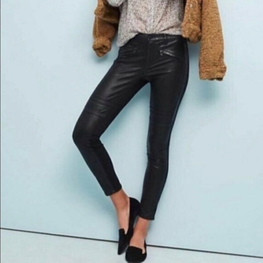 Anthropologie Pilcro Faux Leather Pants